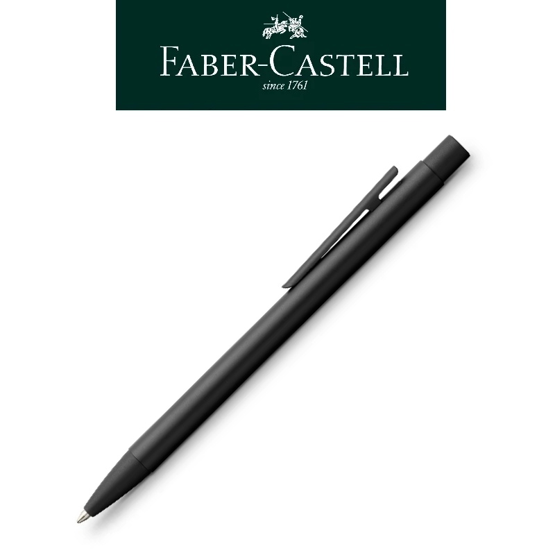 免費客製化刻字【Faber-Castell】NEO Slim 系列 黑沙袖珍原子筆 送禮首選 台灣輝柏✿50B004
